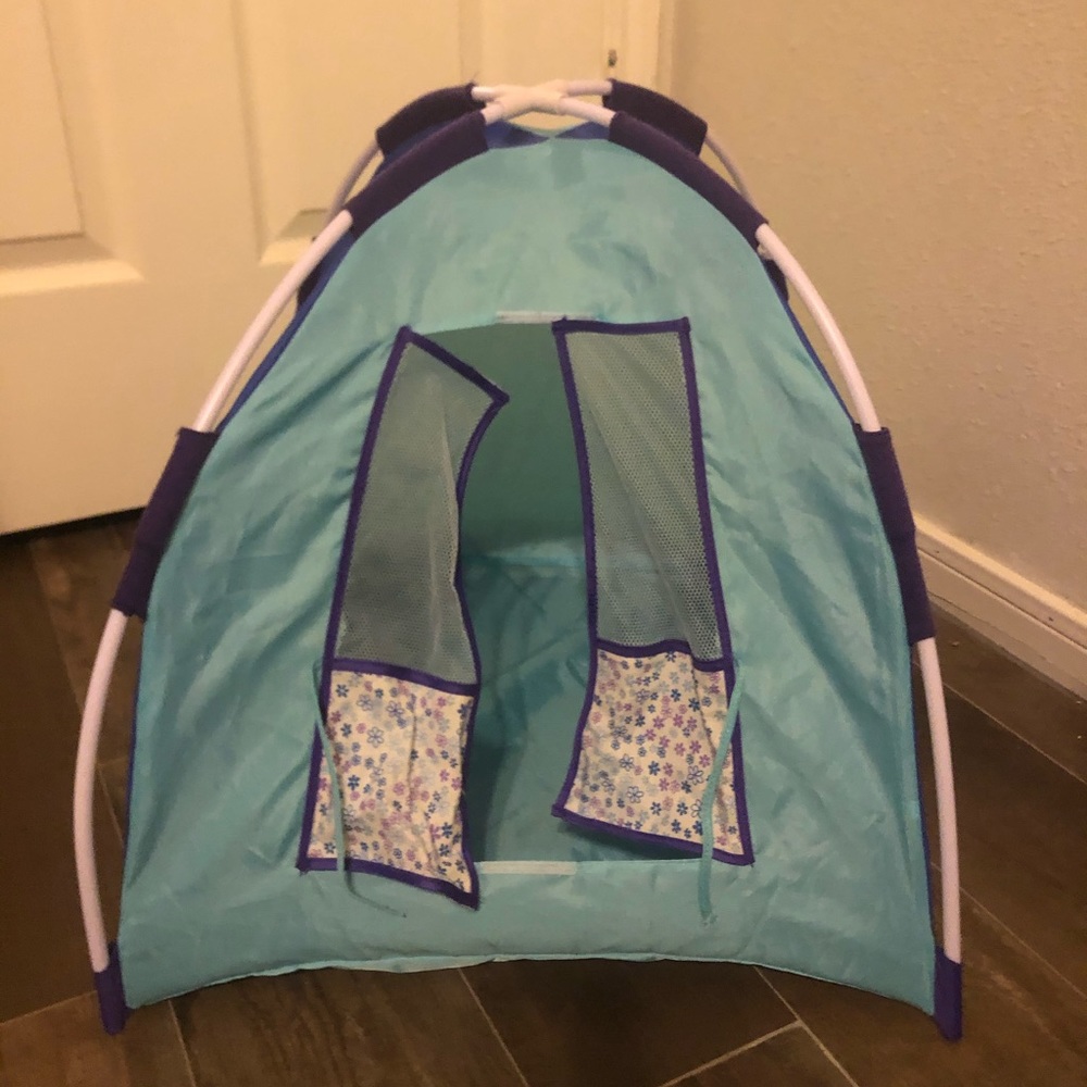 American girl doll camping set!